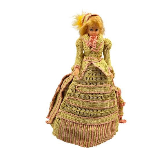 Vintage Annie's Attic Pattern November '93 Crochet Barbie Dress GWTW Victorian - Picture 1 of 11